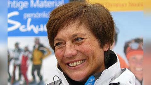 Rosi Mittermaier 2008 bei der Buchmesse in Frankfurt.