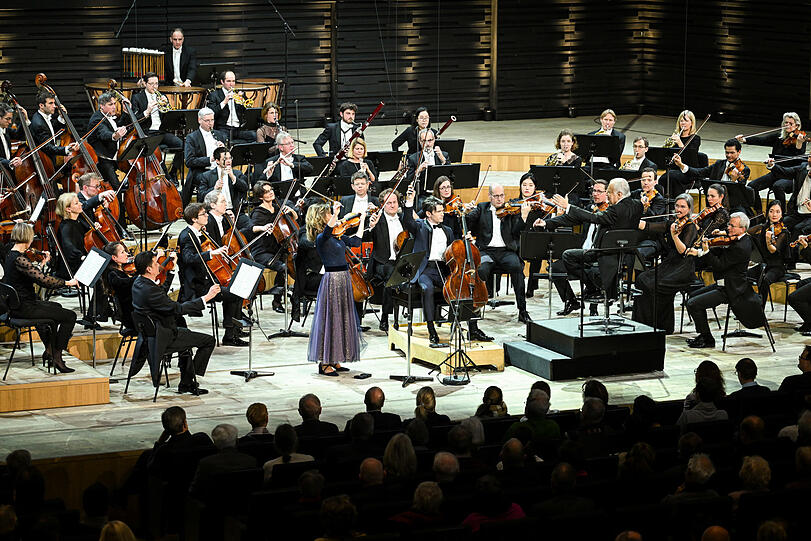 Lisa Batiashvili, Gautier Gautier Capuçon und die Münchner Philharmoniker unter Zubin Mehta in der Isarphilharmonie.