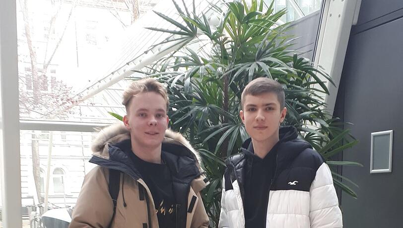 Kevin Roos (l.) und Nikola Nincic. Kevin Roos (l.) und Nikola Nincic.