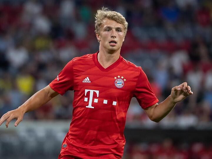 Fiete Arp von FC Bayern München in Aktion. Foto: Sven Hoppe/dpa/Archivbild