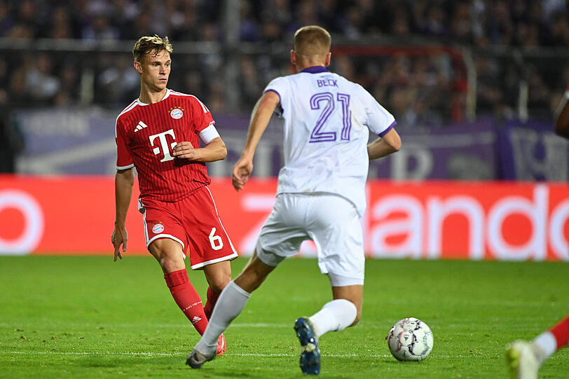 Fand nach dem Spiel in Osnabr&uuml;ck lobende Worte f&uuml;r Tom Bischof: Joshua Kimmich.