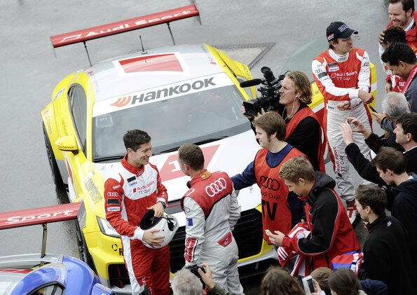 Robert Lewandowski, Tom Kristensen und Markus Winkelhock.