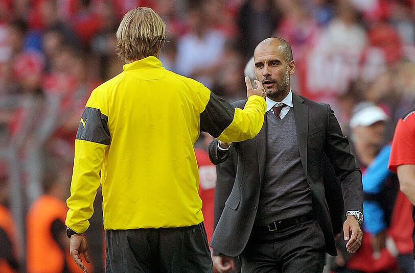 Klopp gegen Guardiola, Dortmund gegen Bayern - das deutsche "Clasico" begeistert die Massen.