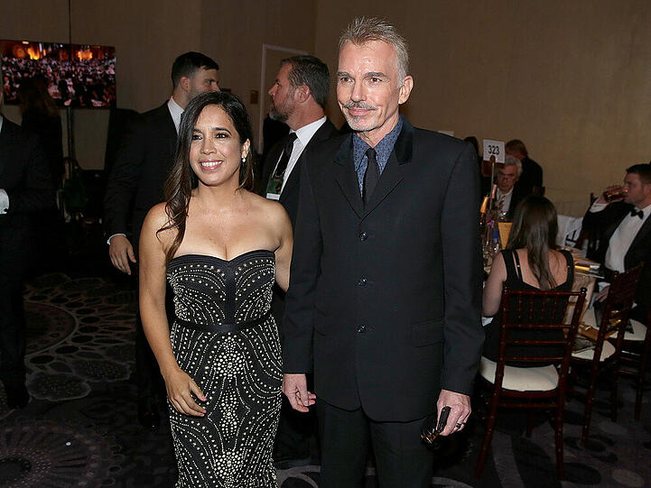 Billy Bob Thornton mit seiner Frau Connie Angland bei den Golden Globes