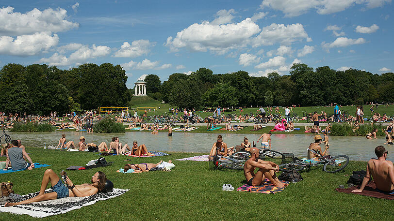 Nächste Woche könnte es wieder so aussehen in München. Der Sommer kommt zurück.