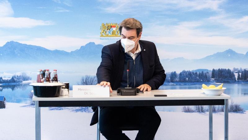 Markus Söder (CSU), Parteivorsitzender und Ministerpräsident von Bayern.
