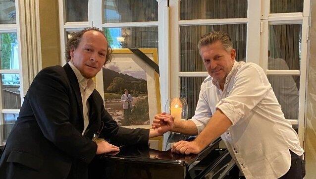 "Man passt einfach nicht mehr zueinander": Armin Karrer (r.), Nachfolger von Heinz Winkler (kl. Bild), mit Winklers Sohn Alexander.