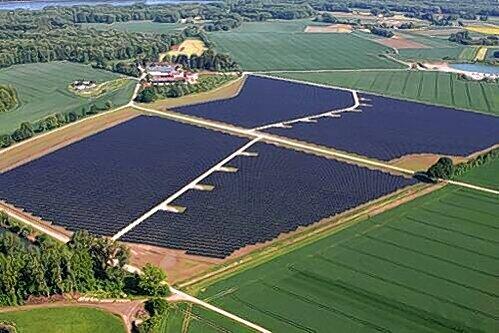 er Solarpark Helmeringen, an dem die Stadtwerke München beteiligt sind. Auf großen Feldern wird Sonnenstrom mit Photovoltaikanlagen erzeugt. Natürlich ökologisch.