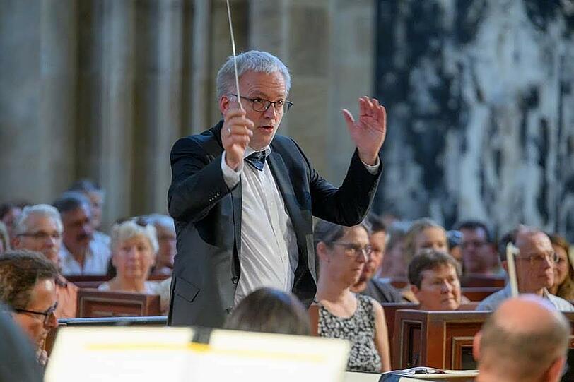 Der Dirigent, Chorleiter und Hochschullehrer Ekkehard Klemm.