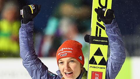 Glänzte bei der Nordischen Ski WM in Planica als Dreifach-Weltmeisterin: Katharina Althaus.