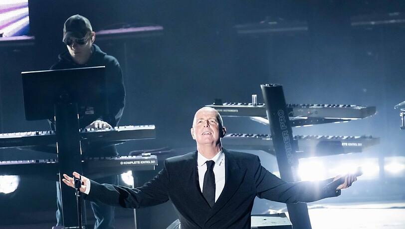 Die Pet Shop Boys bei einem Auftritt in London.