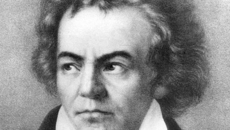 Der deutsche Komponist Ludwig van Beethoven auf einer zeitgenössischen Darstellung. Der deutsche Komponist Ludwig van Beethoven auf einer zeitgenössischen Darstellung.