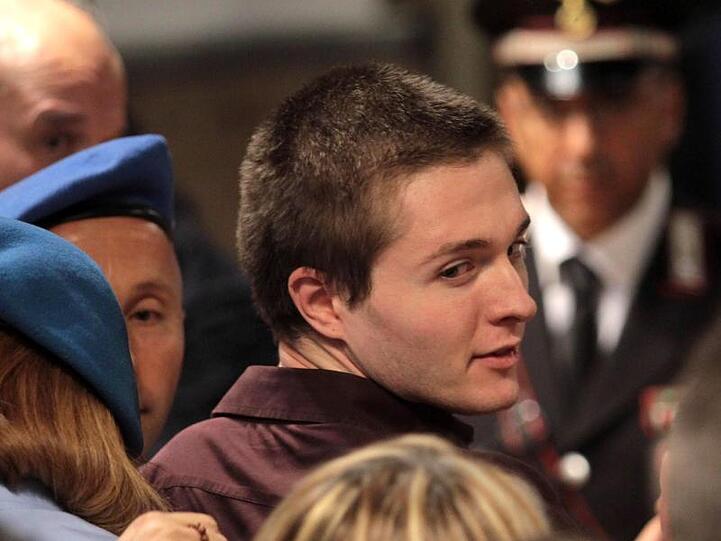 Auch Raffaele Sollecito, der damalige Freund vonj Amanda Knox, wurde letzten Endes freigesprochen.