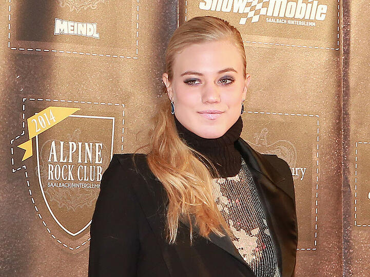Larissa Marolt beim "Snow Mobile"-Event in Salzburg