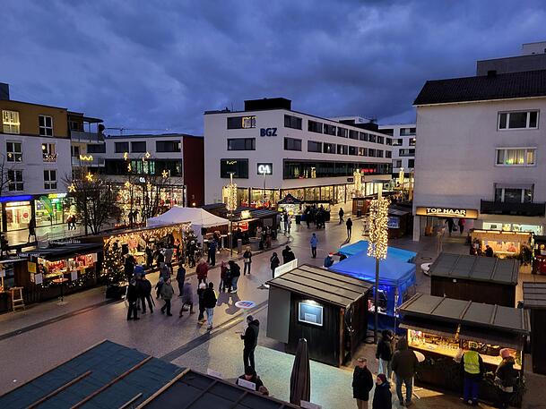 Eindrücke aus dem vergangenen Jahr auf dem Crhsitkindlmarkt in Geretsried.