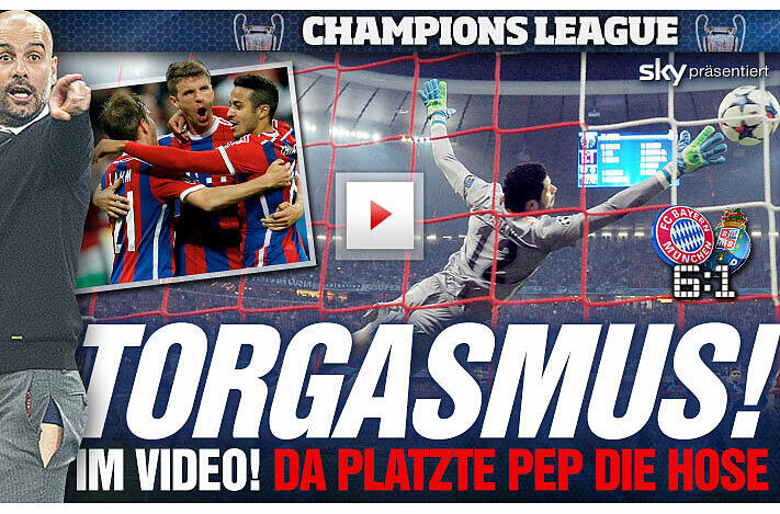 Bild.de spricht am Morgen nach dem Bayern-Sieg sogar von einem "Torgasmus".