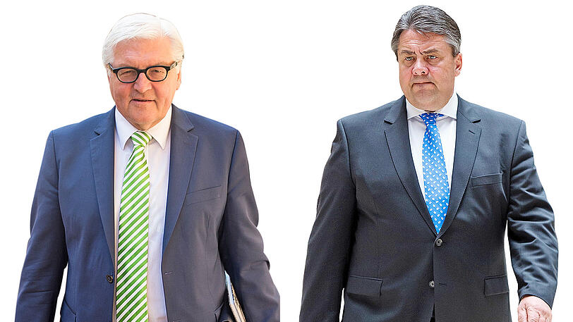 Ihre Negativ-Bilanz: Frank-Walter Steinmeier und Sigmar Gabriel.
