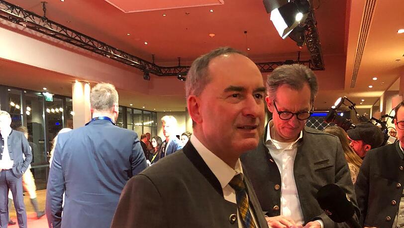 Der stellvertretende Ministerpr&auml;sident Hubert Aiwanger (FW) am Nockherberg.