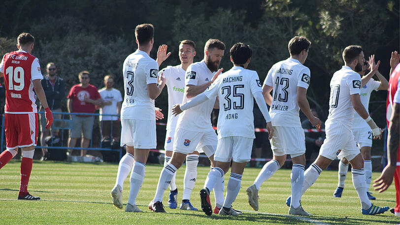 Sieg im Trainingslager: Drittligist SpVgg Unterhaching.