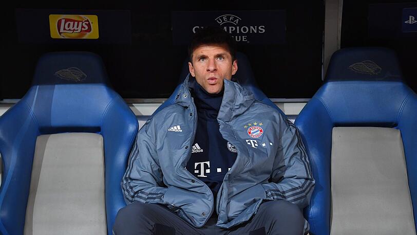 Saß beim FC Bayern zuletzt zweimal auf der Bank: Thomas Müller
