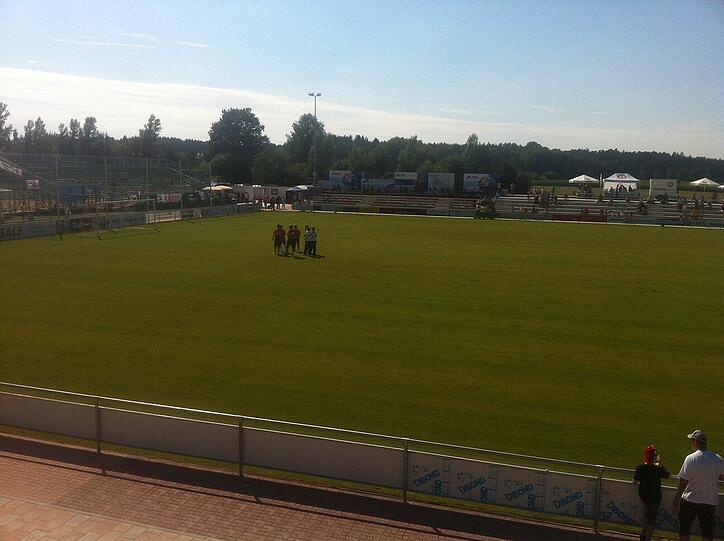 Der FC Bayern testet gegen den SV Seligenporten. Hier gibt's die ersten Bilder vom Spielfeld.