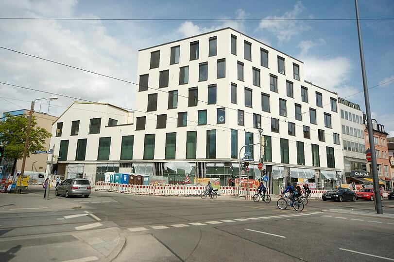 Das neue Tela-Gebäude.