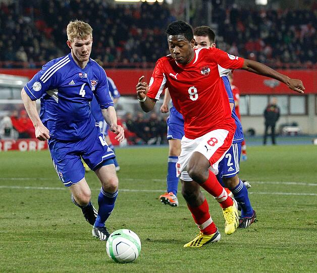 David Alaba trat mit Österreich in der Deutschland-Gruppe C gegen die Färöer Inseln an. 6:0 hieß es am Ende für Österreich, Alaba spielte durch und traf zum 5:0.