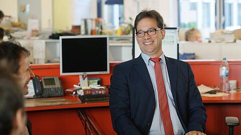 Bayerns SPD-Chef Florian Pronold in der AZ-Redaktion