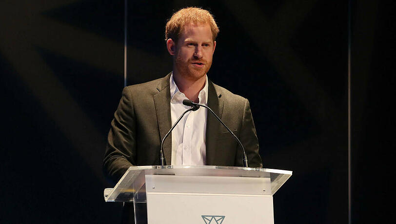Prinz Harry hat einer Reise-Messe in Schottland einen Besuch abgestattet.