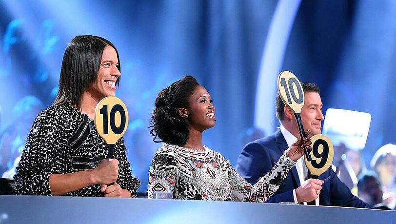 Die Jury (v.l.): Jorge Gonzalez, Motsi Mabuse und Joachim Llambi