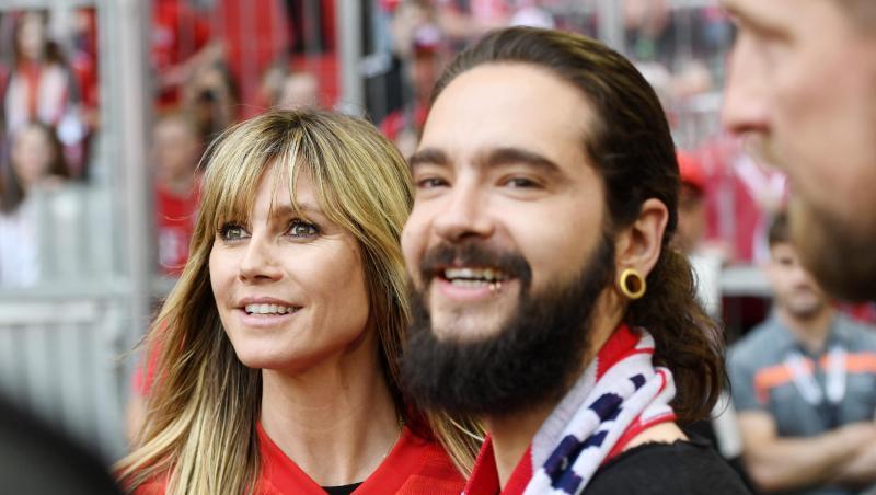 Heidi Klum und ihr Verlobter Tom Kaulitz beim Fußball. Heidi Klum und ihr Verlobter Tom Kaulitz beim Fußball.