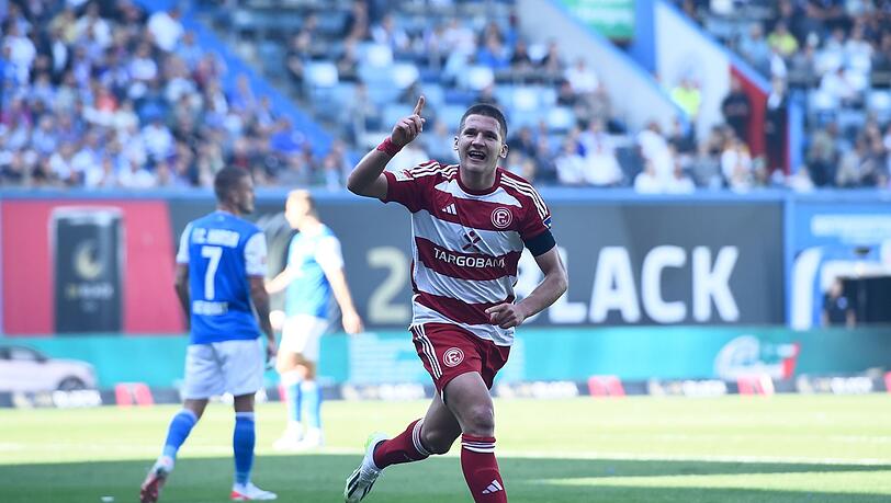Traf zum Düsseldorfer 1:0 in Rostock: Christos Tzolis.