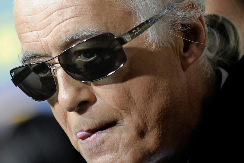 Jimmy Page in New York, bei der Premiere von Celebration Day