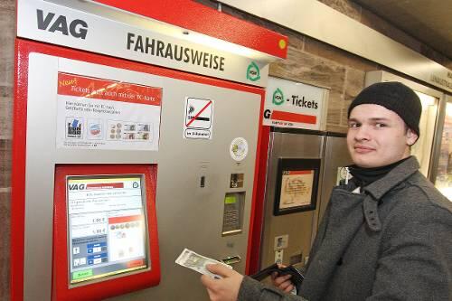 Ab Januar 2010 werden die Fahrscheine im Verkehrsverbaund VGN teurer.
