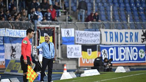 Daniel Bierofka erlebte seine erste Nierderlage bei den Profis von der Seitenlinie aus.