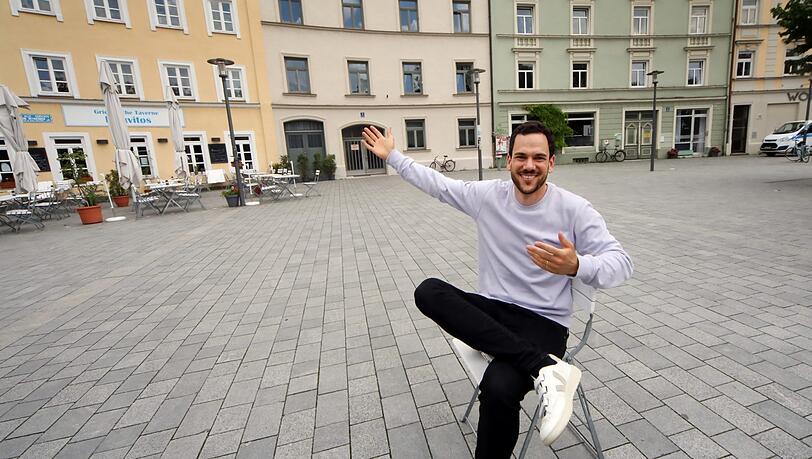Julian Göttlicher möchte 2021 hier am Hans-Mieliech-Platz seinen Pavillon eröffnen. Julian Göttlicher möchte 2021 hier am Hans-Mieliech-Platz seinen Pavillon eröffnen.