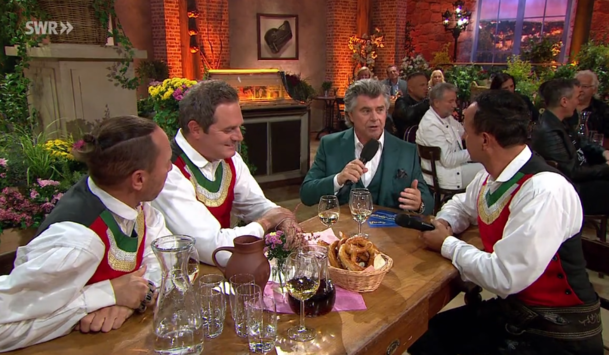 Die jungen Zillertaler beim Musikquiz mit Andy Borg.