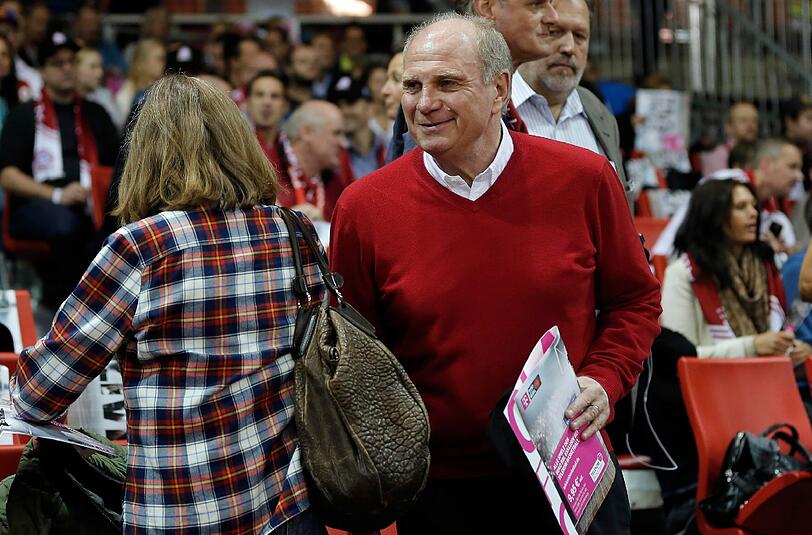 Uli Hoeneß war am Sonntag mit seiner Frau Susi im Audi Dome.