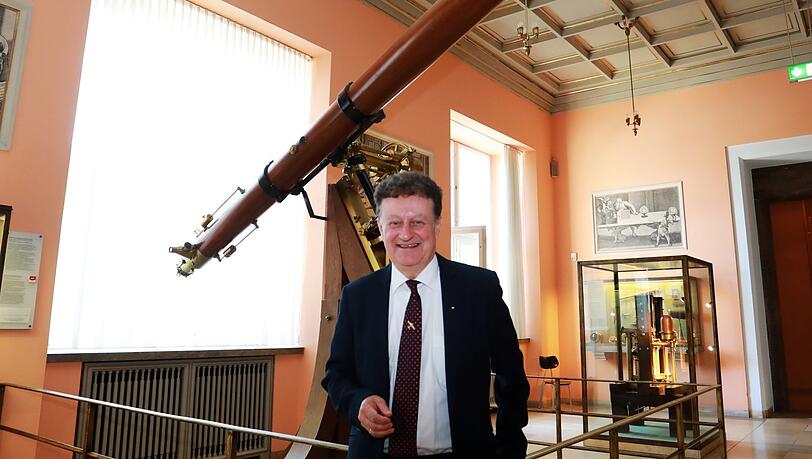 Dieses Teleskop brachte uns die Sterne näher, sagt Museums-Chef Wolfgang Heckl. Dieses Teleskop brachte uns die Sterne näher, sagt Museums-Chef Wolfgang Heckl.