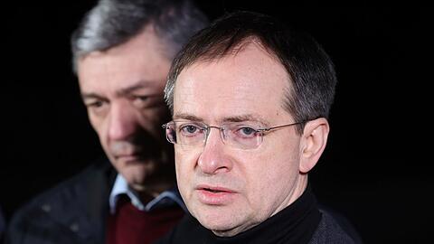 Der frühere russische Kulturminister Wladimir Medinski soll Ukraine-Verhandlungen in Istanbul führen. (Archivbild)