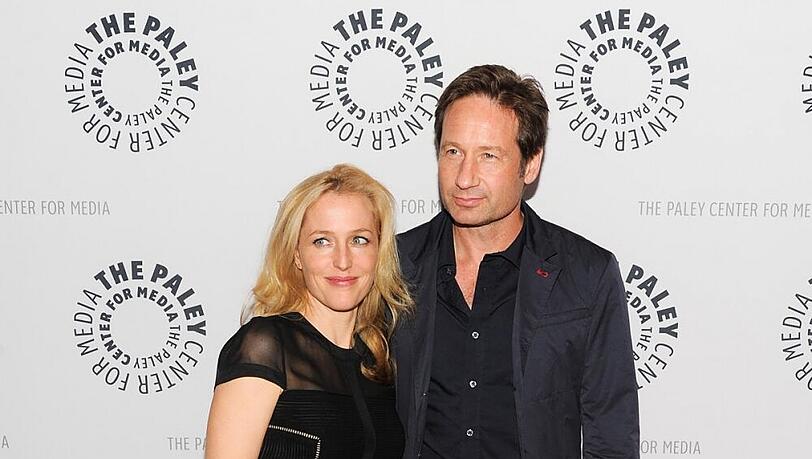 Wieder vereint: Gillian Anderson und David Duchovny am letzten Wochenende in in New York Wieder vereint: Gillian Anderson und David Duchovny am letzten Wochenende in in New York