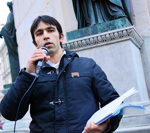 Hamed Saidzade sagt: "In Afghanistan habe ich kein Leben."