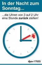 Egal ob Langschläfer oder Frühaufsteher: Am Sonntag muss die Uhr eine Stunde zurück gestellt werden