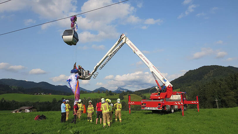 Die Feuerwehr musste anrücken...