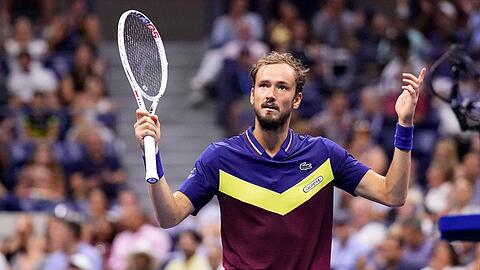 Der Russe Daniil Medwedew erreichte sein drittes US-Open-Finale.