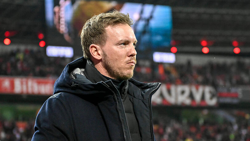 Muss sich wohl schon bald die Pavlovic-Frage stellen: Bundestrainer Julian Nagelsmann. Muss sich wohl schon bald die Pavlovic-Frage stellen: Bundestrainer Julian Nagelsmann.