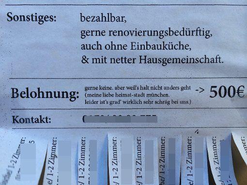 "Meine liebe Heimat-Stadt München, leider ist's grad wirklich sehr schräg bei uns", schreibt...