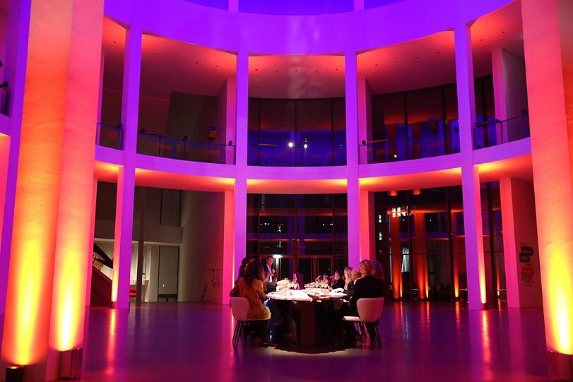 Besondere Kulisse: Das Dinner in der Pinakothek.