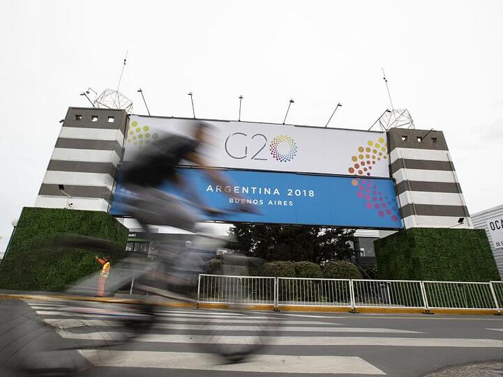 Die Staats- und Regierungschefs werden beim G20-Gipfel in Buenos Aires im Veranstaltungszentrum Costa Salguero tagen.