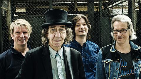 Tom Peschel (links), Nick Woodland, Manfred Mildenberger und Klaus Reichardt.